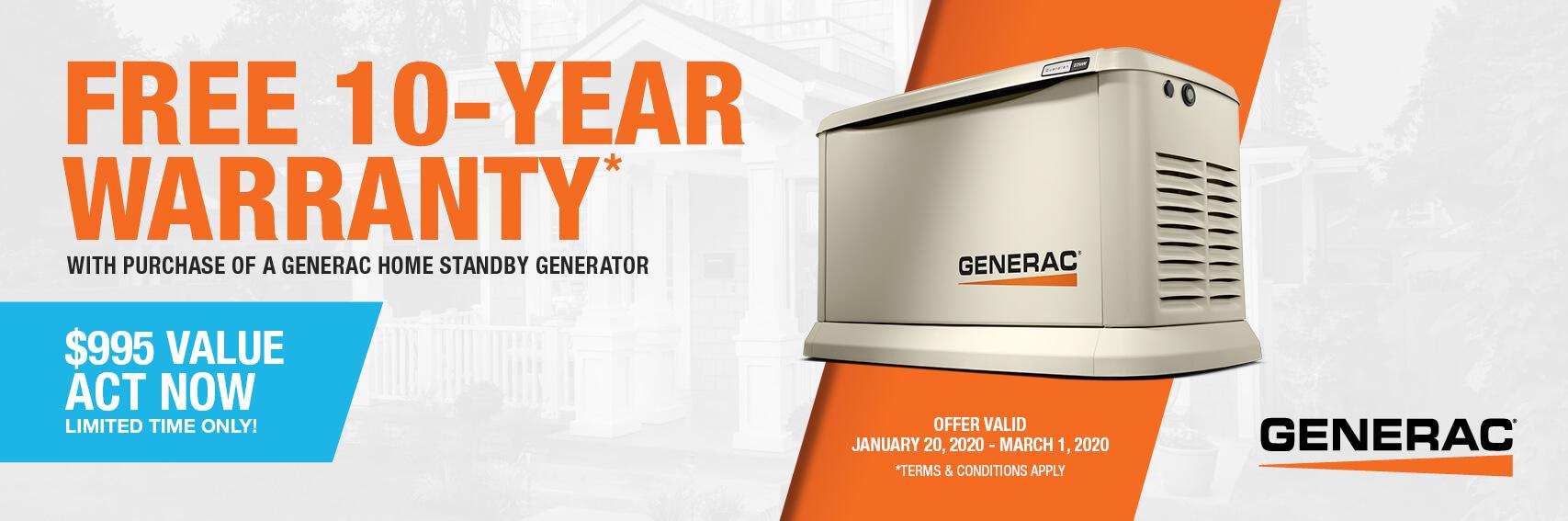 Homestandby Generator Deal | Warranty Offer | Generac Dealer | Logan, UT